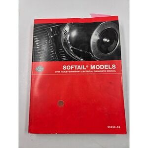 2008 Harley-Davidson Softail Models Electrical Diagnostic Manual 99498-08 OEM